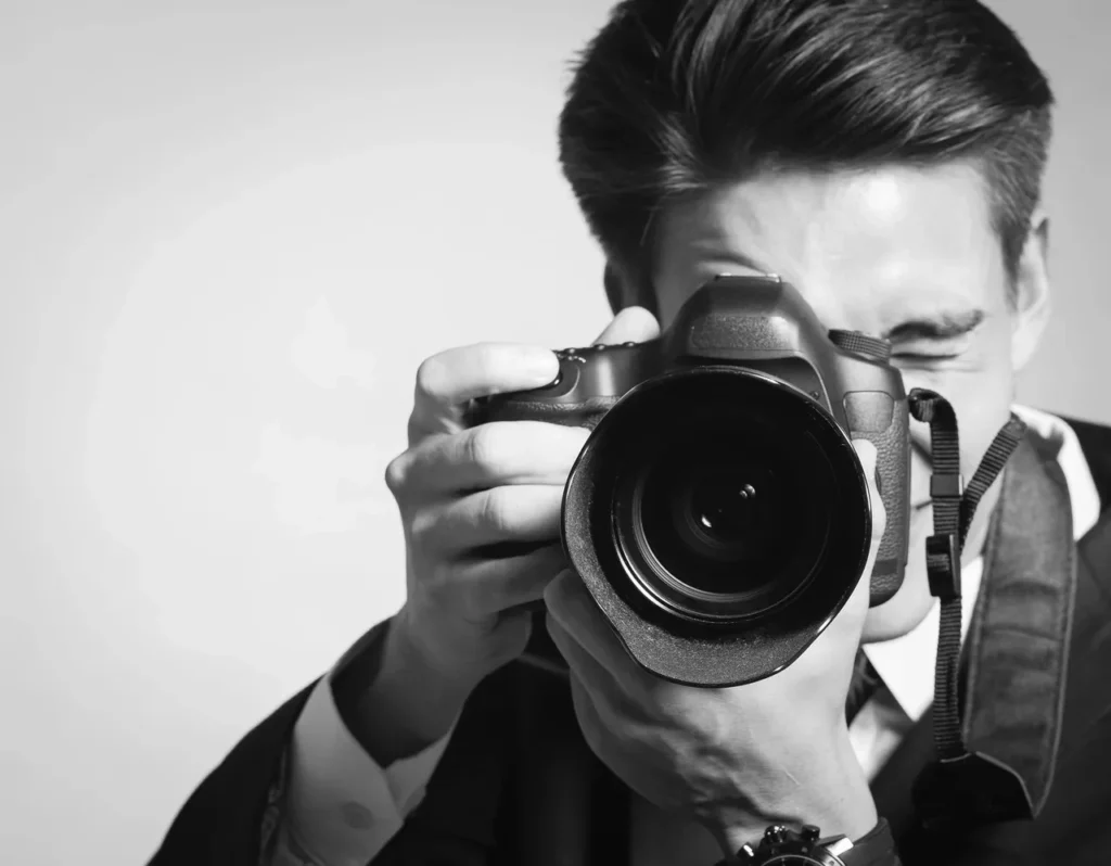Man taking a photograph