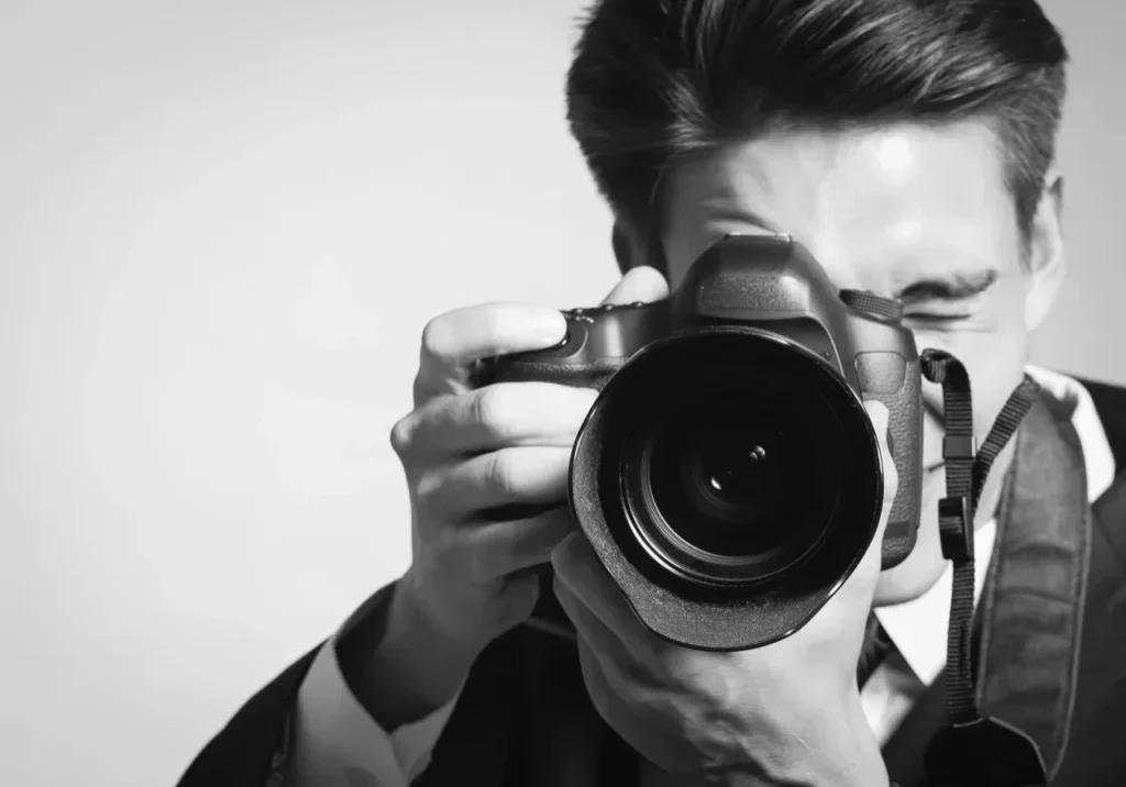 Man taking a photograph
